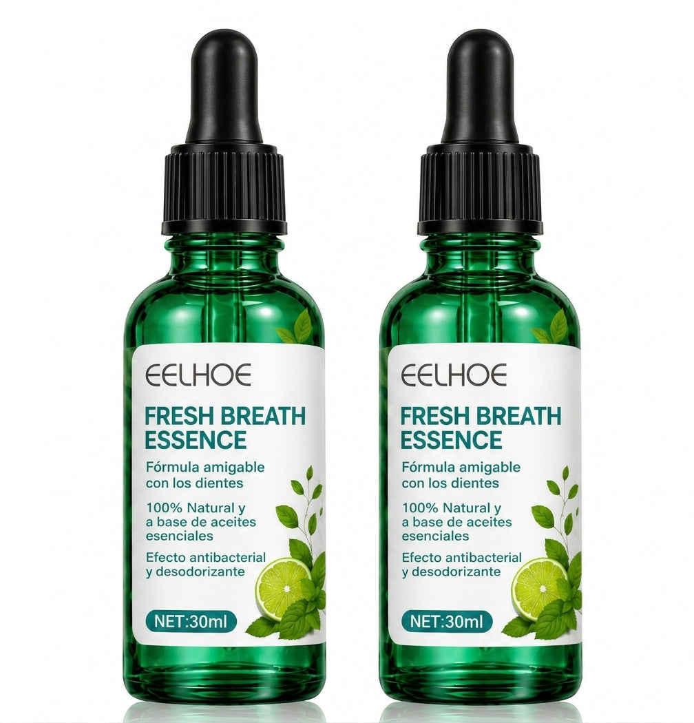 Fresh Breath Essence — Gotas de menta y limón 30 ml